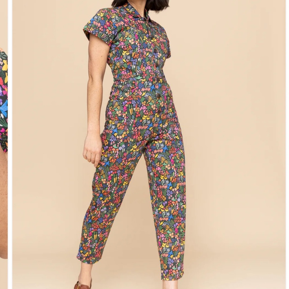 Mixed by Nasrin Floral Print Jumpsuit